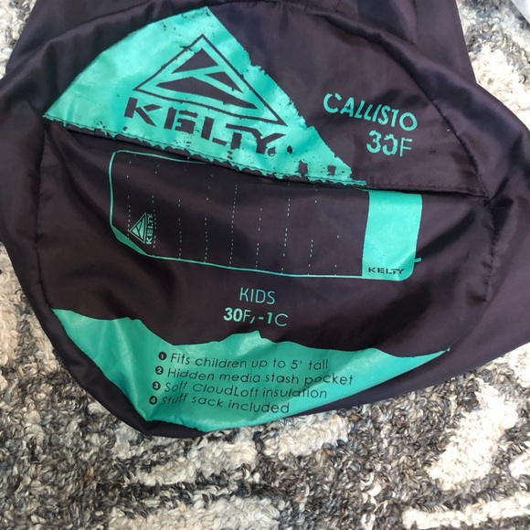 Kelty Callisto Kids 30 Degree Synthetic Insulated Sleeping Bag, with Stuff Sack - Picture 3 of 11
